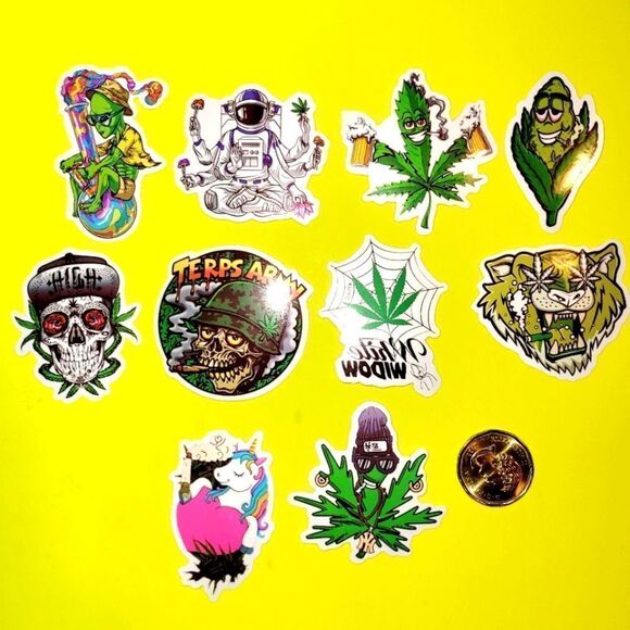 3/$20 Brand New 10x Waterproof Funny stickers - Picture 1 of 1